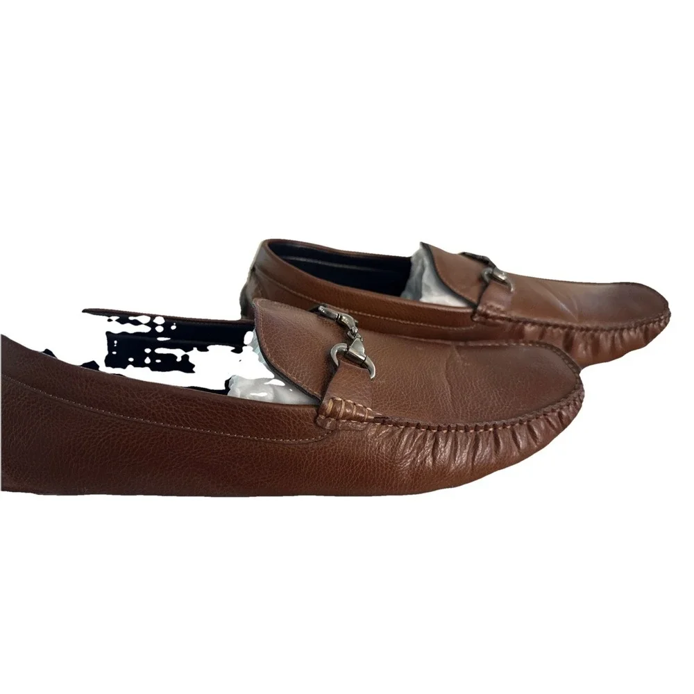 Unlisted by Kenneth Cole Men Reward Yourself Driving Mocs Loafers Size 14M Brown